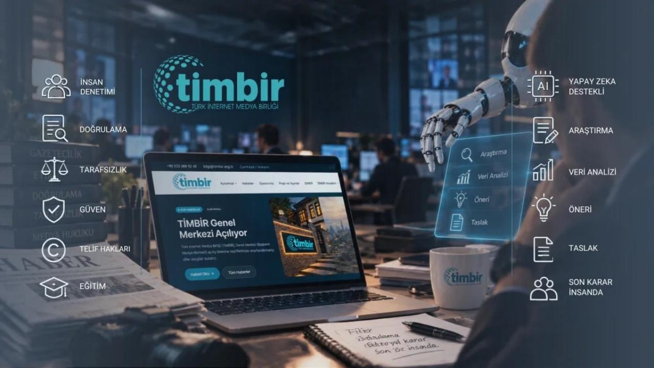 TİMBİR’den internet medyası için 'Yapay Zekâ Anayasası': Son söz insanda olacak!