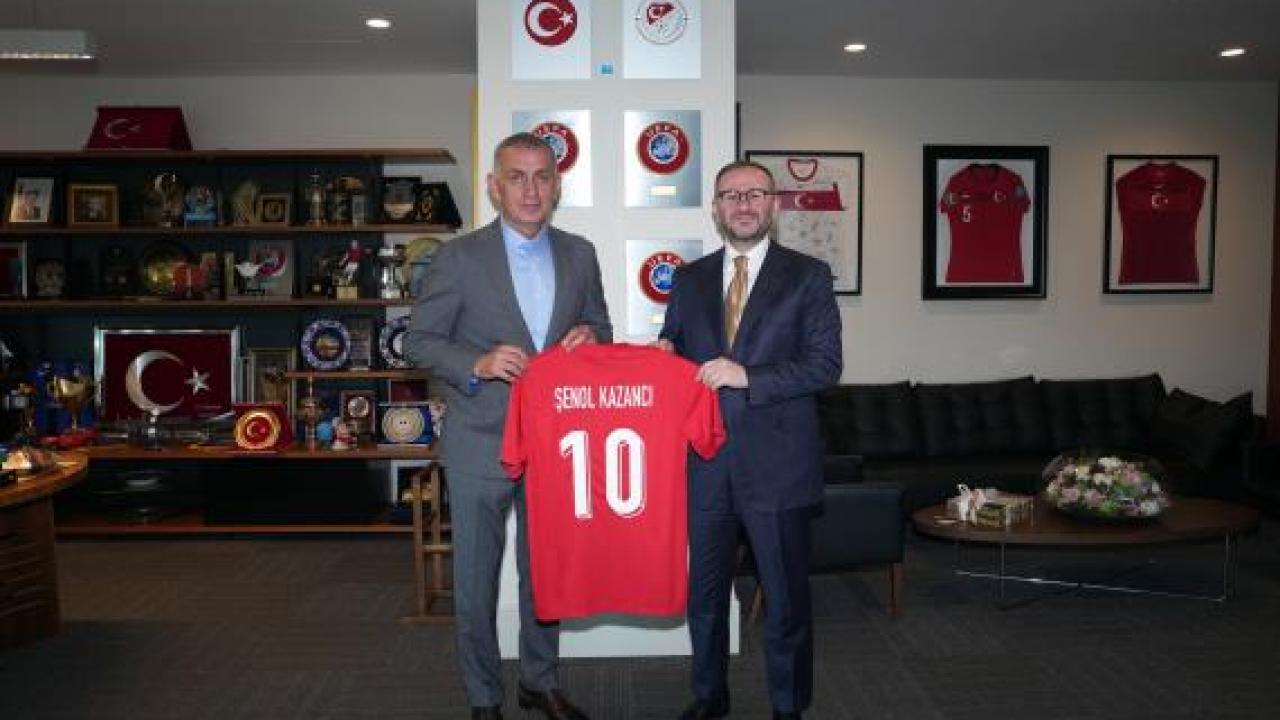 Şenol Kazancı'dan, TFF Başkanı Hacıosmanoğlu'na ziyaret