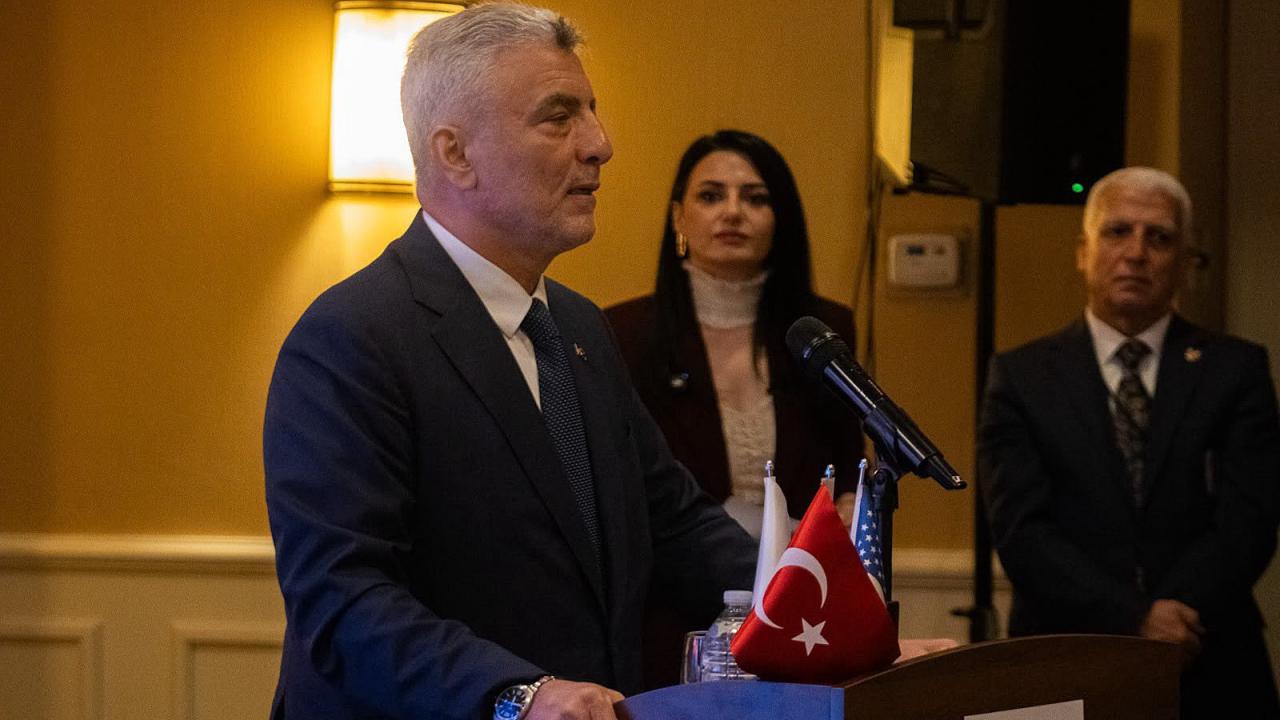 Bakan Bolat'tan ABD'de 100 milyar dolarlık ticaret hacmi mesajı