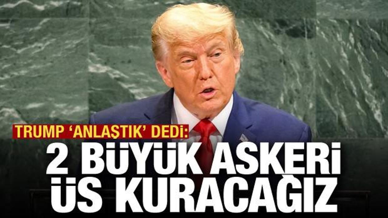 Trump, BM'de konuştu: Grönland'a iki büyük askeri üs inşa edeceğiz