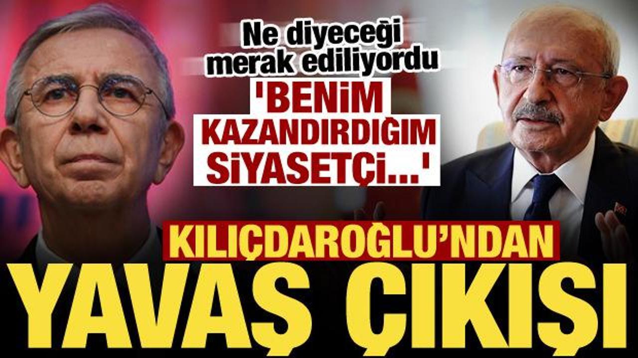 Kılıçdaroğlu'ndan Mansur Yavaş'ın istifasına ilişkin açıklama