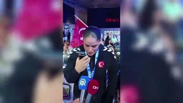 Cumhurbaşkanı Erdoğan, Avrupa Boks Şampiyonu Havvanur Kethüda'yı kutladı