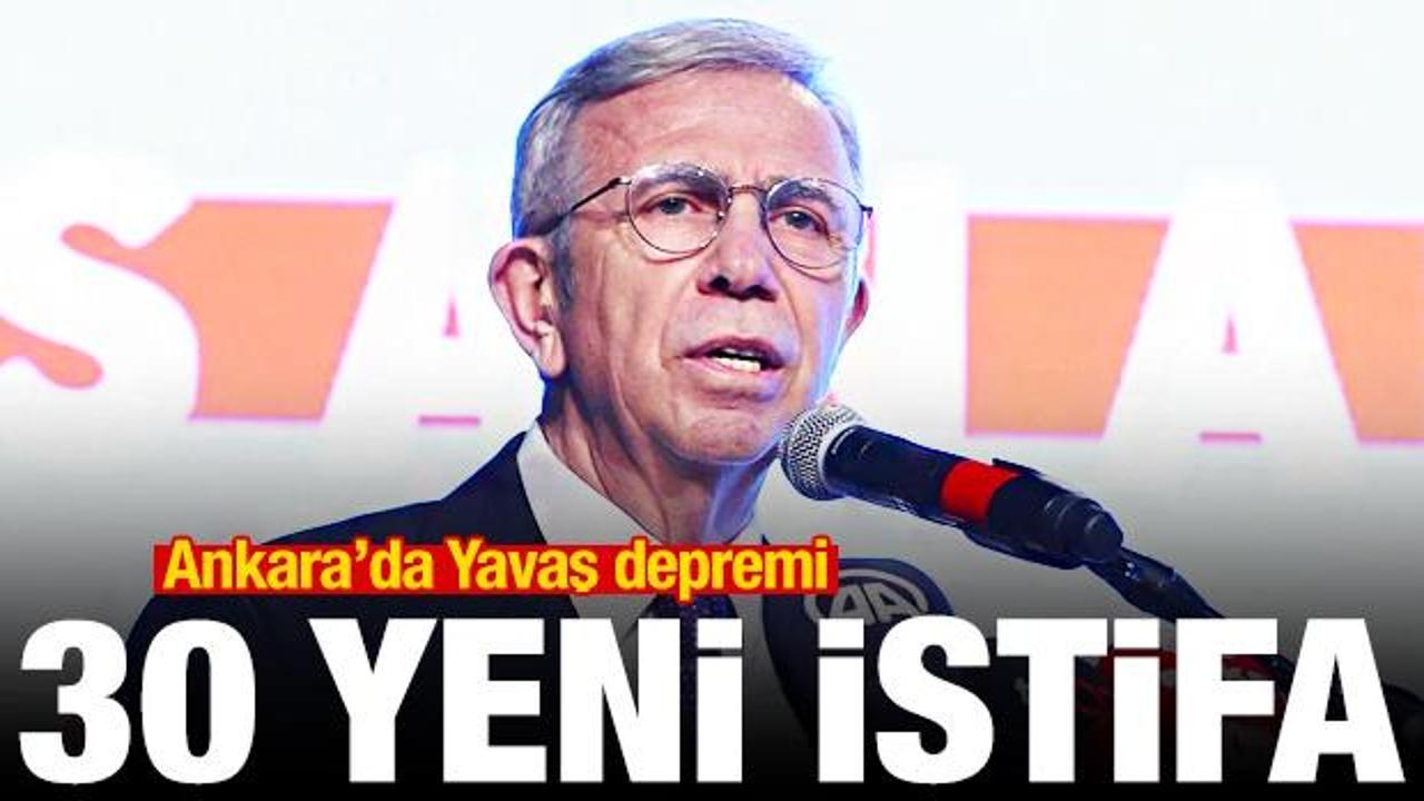 CHP, Ankara'da eriyor: Yavaş'la birlikte 30 Meclis üyesi de istifa etti