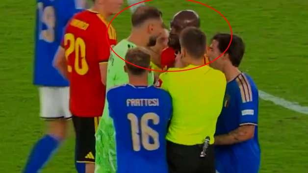 Belçika-İtalya maçı karıştı! Romelu Lukaku ile Gianluigi Donnarumma tartıştı