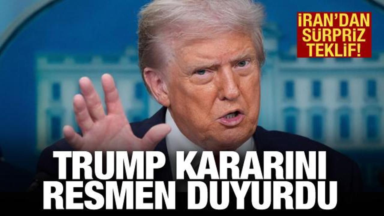 Son dakika... Trump: İran'ın 7 günlük teklifini reddettik