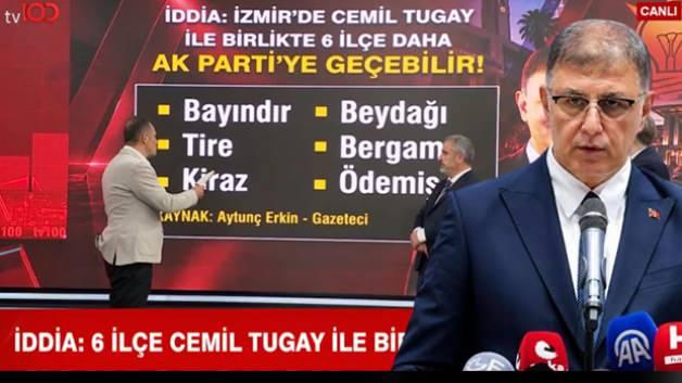 Canlı yayın İzmir ile ilgili ses getiren AK Parti iddiası