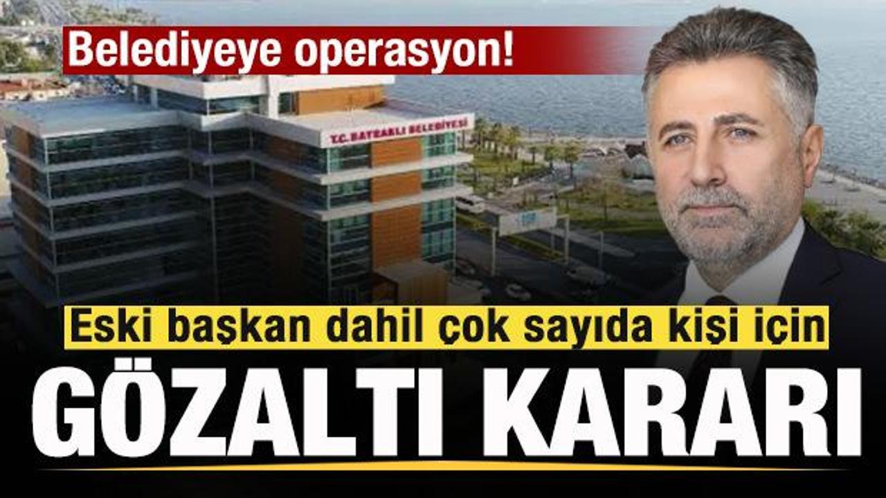 Bayraklı Belediyesi'ne operasyon! Çok sayıda gözaltı kararı