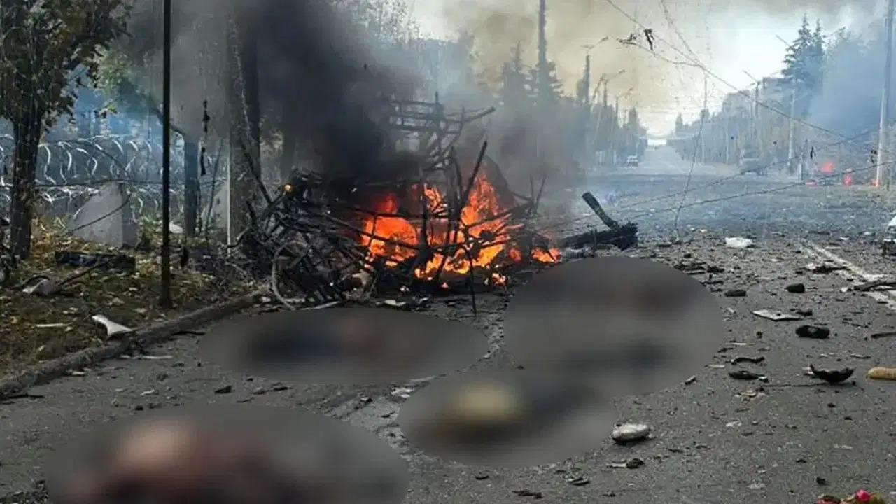 Rusya otobüs ve durağı vurdu: 33 ölü, 18 yaralı