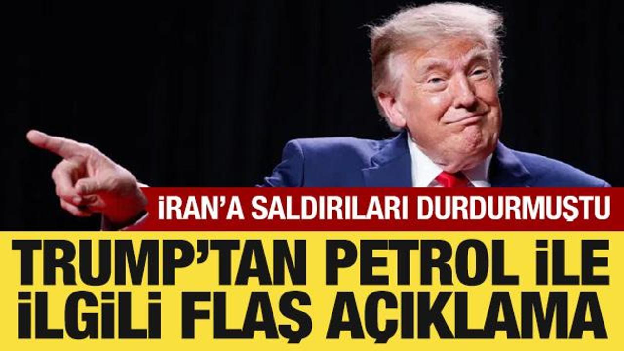 Trump, İran'a saldırıları durdurmuştu: Dizelle ilgili 'büyük bir duyuru' yapacak!