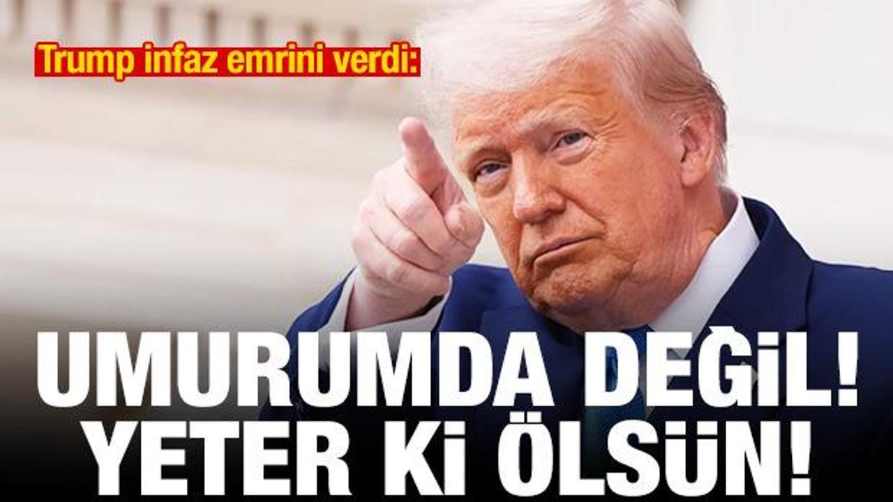 Trump'tan Nidal Hasan açıklaması: Umurumda değil, yeter ki ölsün