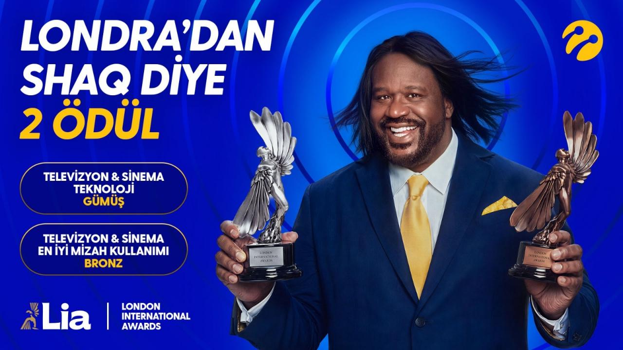 Turkcell’in “Shaq diye 5G” reklam kampanyasına London International Awards’tan çifte ödül