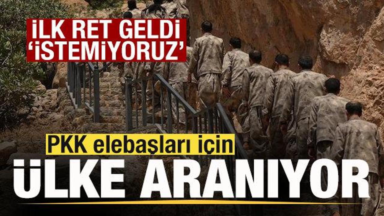 PKK elebaşları için ülke aranıyor! İlk ret geldi: İstemiyoruz