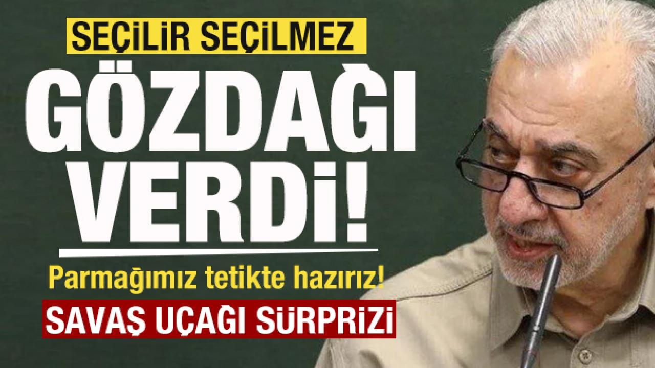 Seçilir seçilmez gözdağı verdi: Parmağımız tetikte hazırız! Savaş uçağı sürprizi