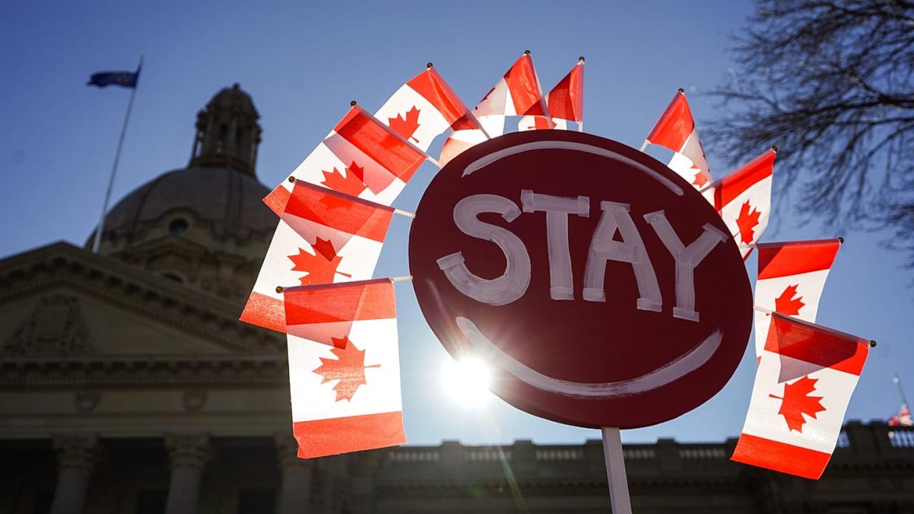 Alberta, Kanada'dan ayrılmayacak