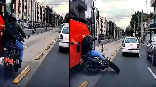 Meksika'da otobüs şeridine kontrolsüz giren sürücü ölümden kıl payı kurtuldu