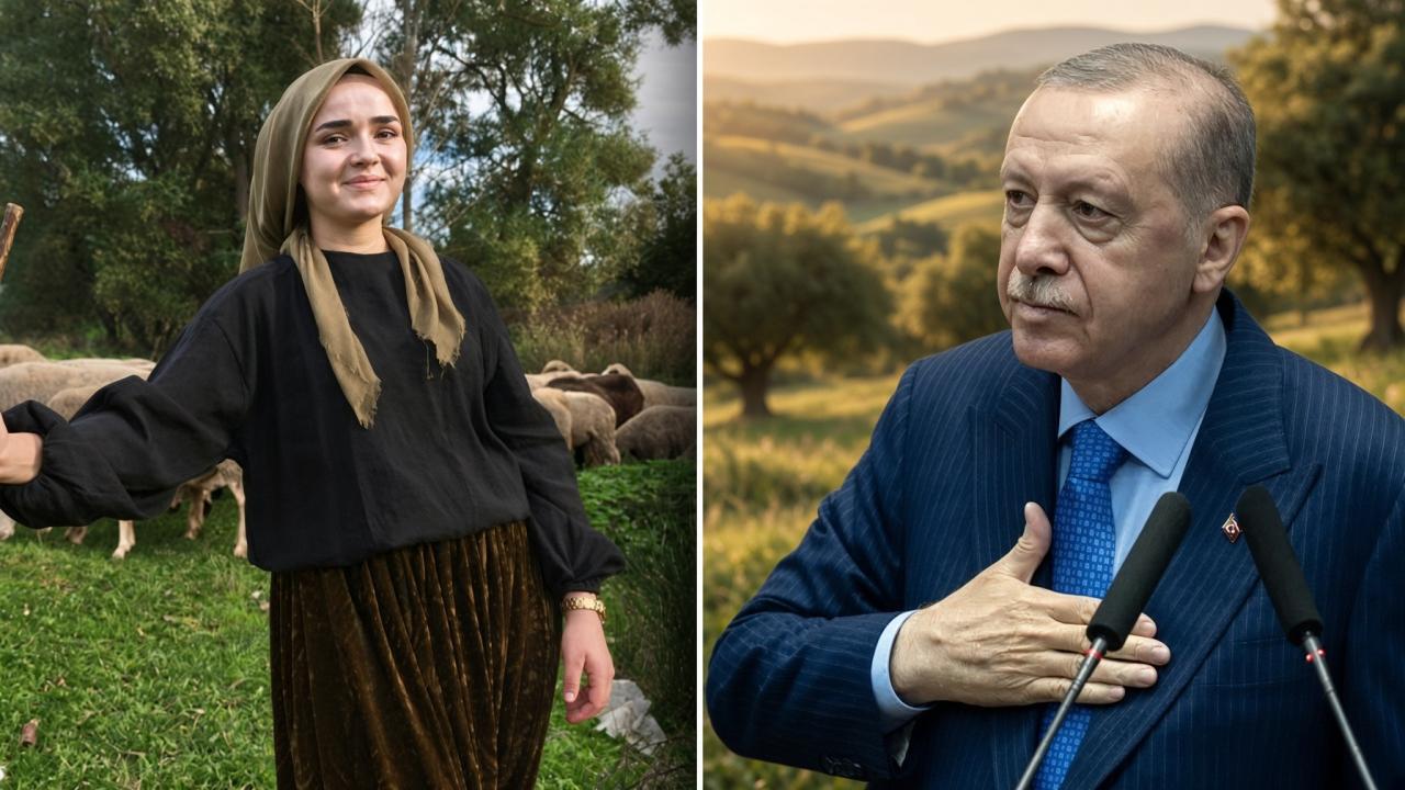 25 yaşında 100 bin liralık hibeyle sürüsünü büyüttü! Erdoğan fotoğrafını paylaşmıştı