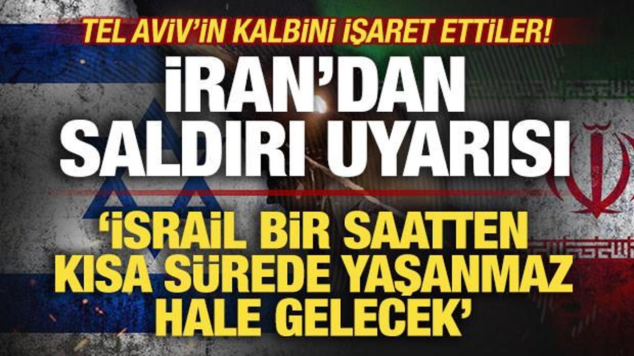 İran'dan son dakika saldırı uyarısı: İsrail bir saatten kısa sürede yaşanmaz hale gelecek
