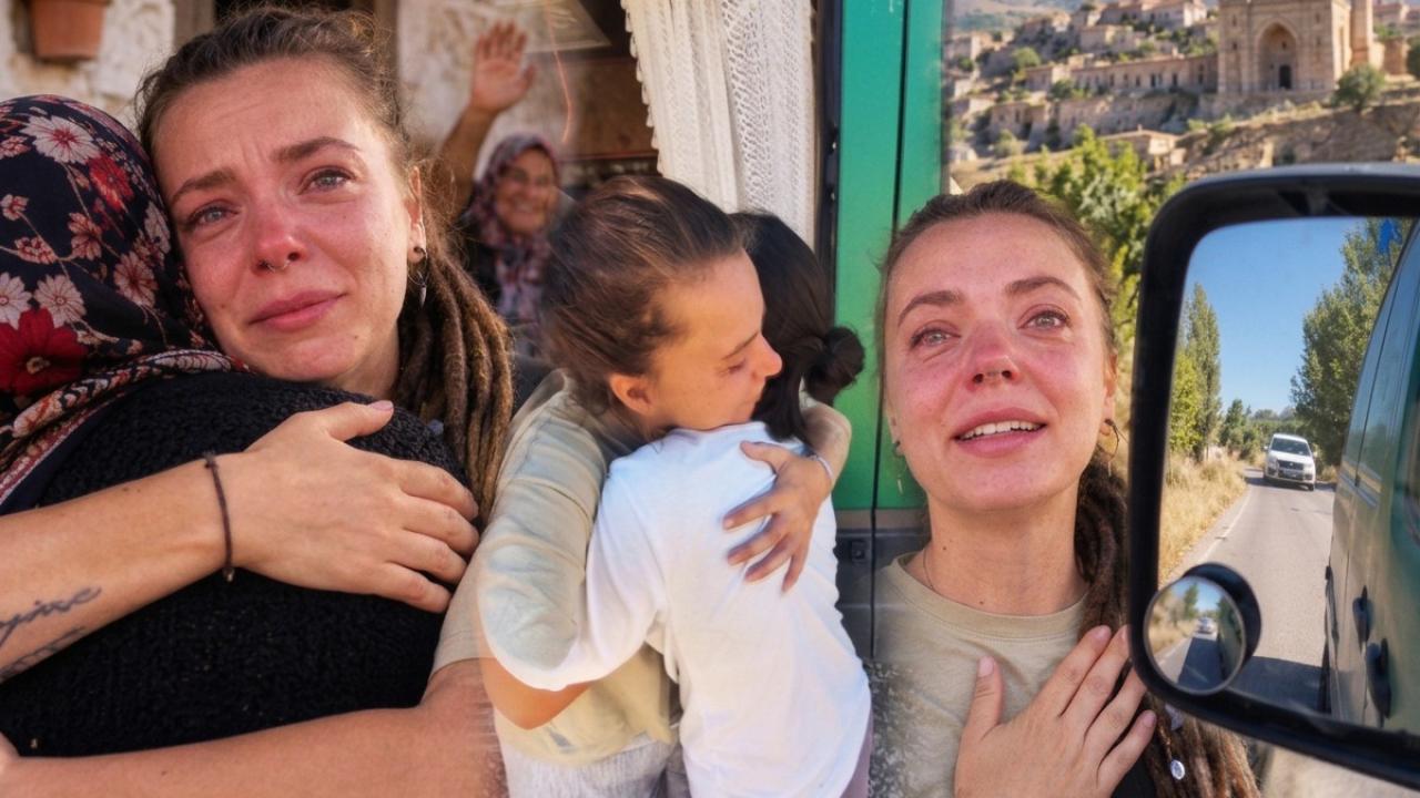 Sivas’ta aracı bozuldu, 11 gün bir aileye misafir oldu! Alman gezgin ayrılırken ağladı