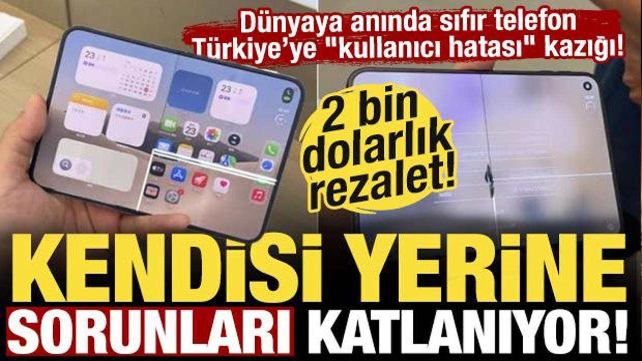 2 bin dolarlık rezalet! Kendisi yerine sorunları katlanıyor! iPhone Duo masada kaldı!
