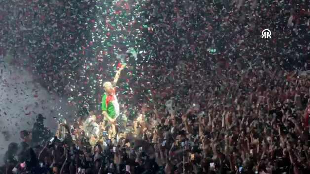 Macklemore'dan İngiltere'de İsrail'i kızdıracak görüntü